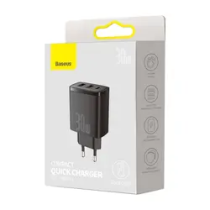 Baseus Charger 30W Triple Black