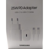 ORIGINAL SAMSUNG COMPLETE CHARGER TYPE-C WHITE